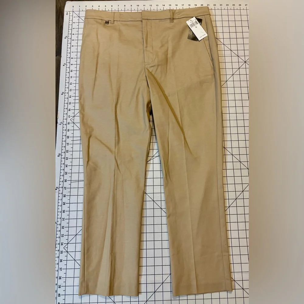 NWT Lauren‎ Ralph Lauren Women’s Size 16 Tan Trouser Pants